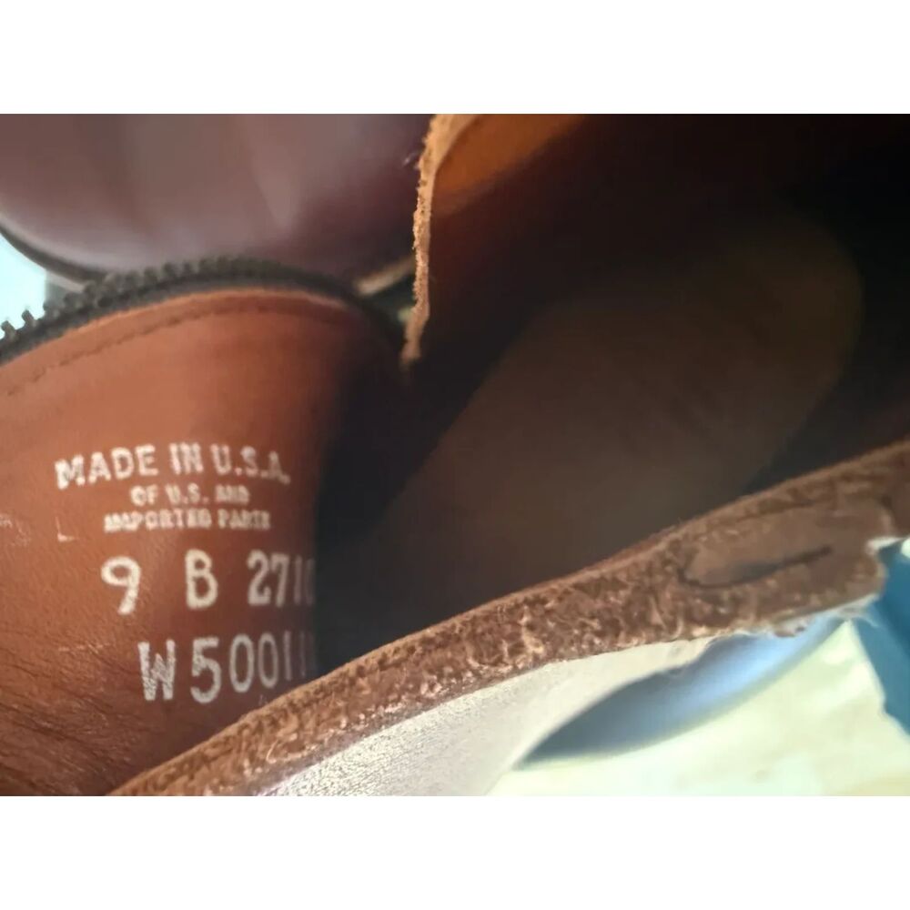Helm Brown Leather Pablo Moto Boots - Picture 5 of 5